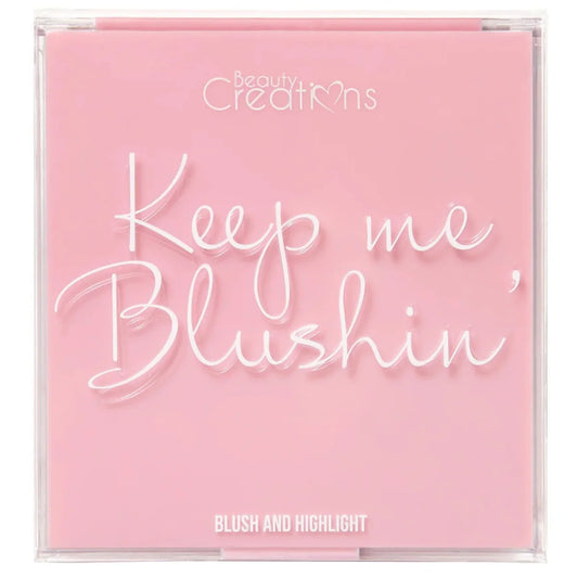 RUBOR E ILUMINADOR KEEP ME BLUSHING BEAUTY CREATIONS