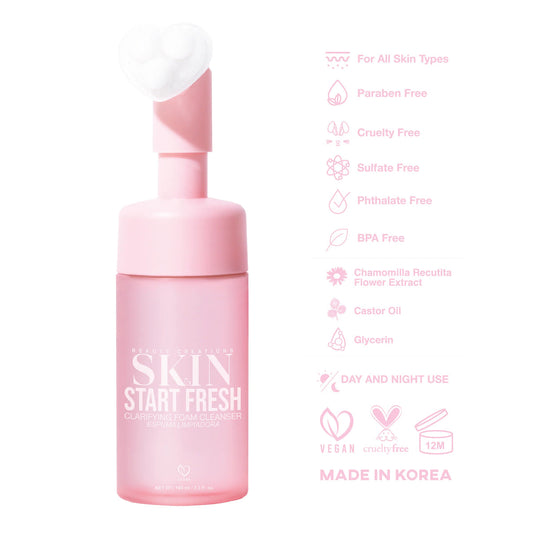ESPUMA LIMPIADORA CLARIFICANTE SKIN STAR FRESH- BEAUTY CREATIONS