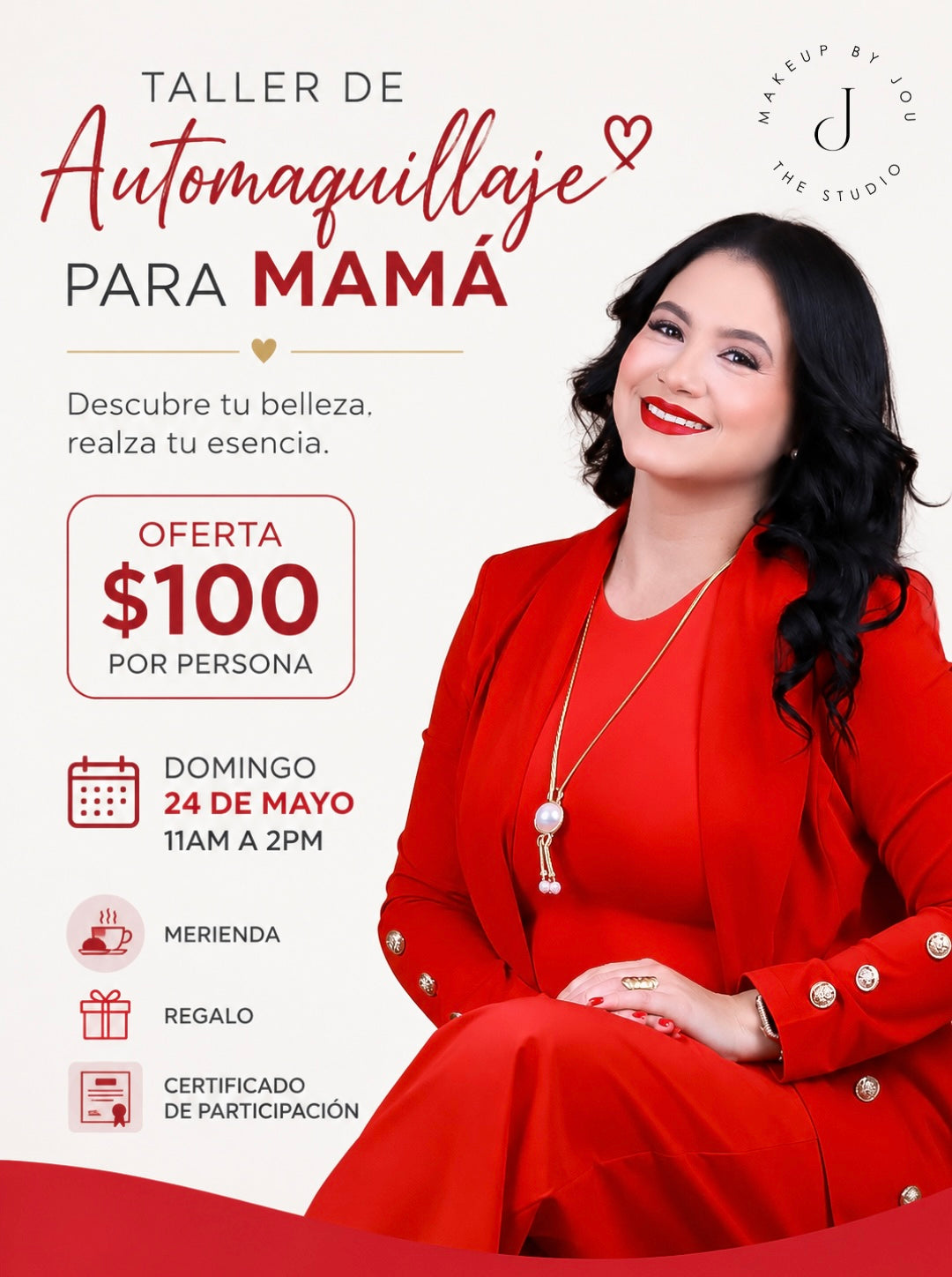 TALLER DE AUTOMAQUILLAJE (GRUPAL) 24/mayo/2026
