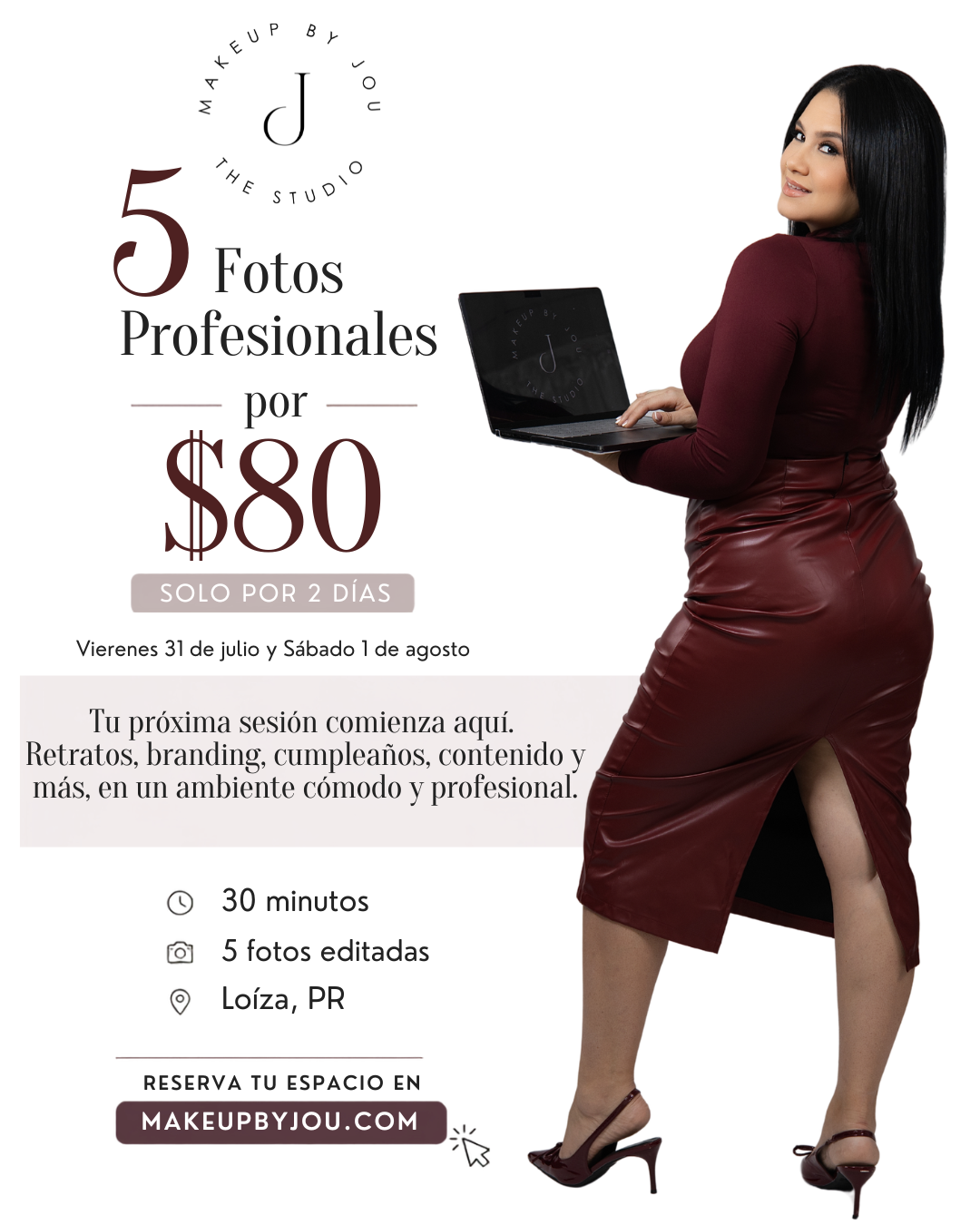 Sesión de Fotos en Estudio | Oferta Flash