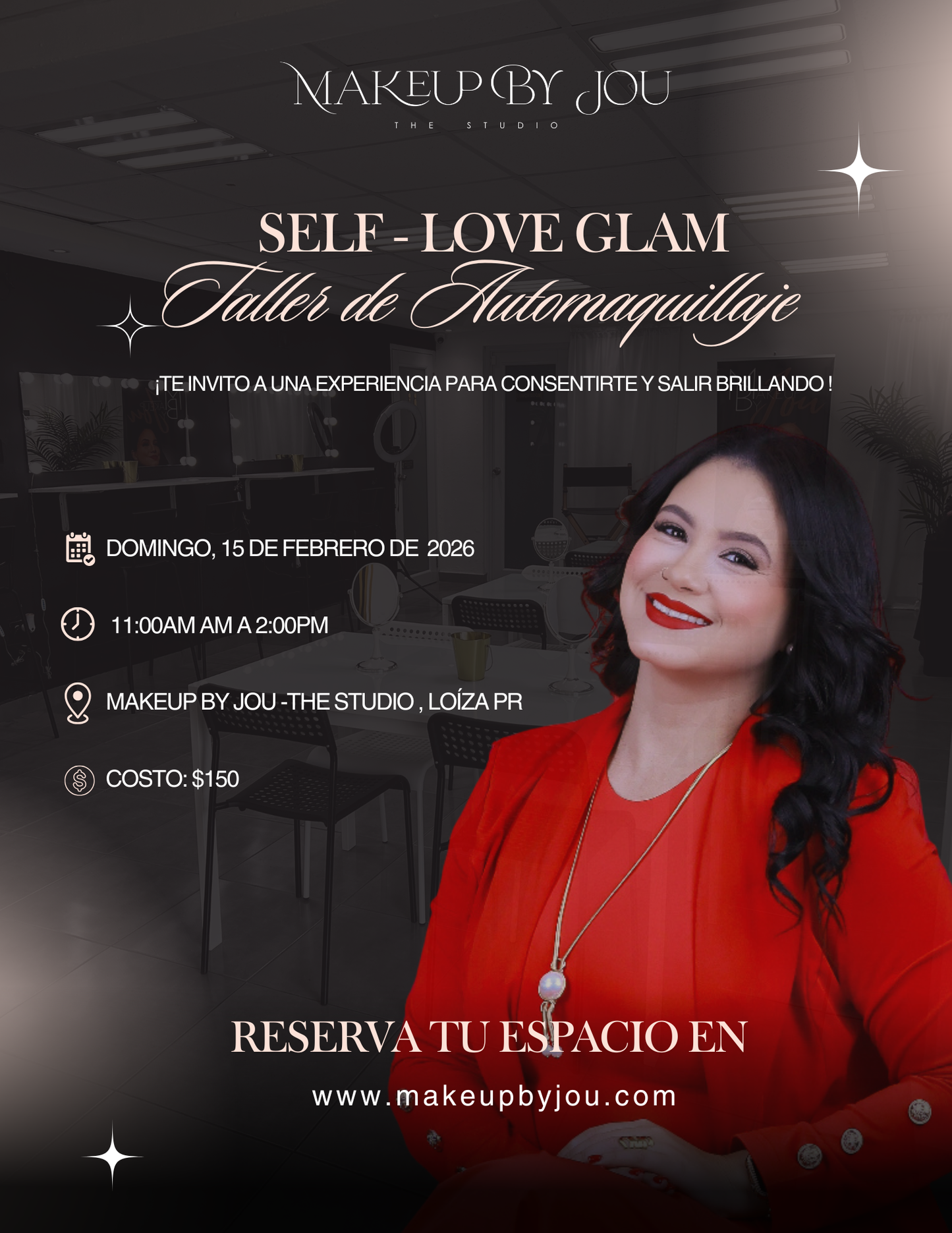 SELF LOVE GLAM - TALLER DE AUTOMAQUILLAJE 15/FEBRERO/26